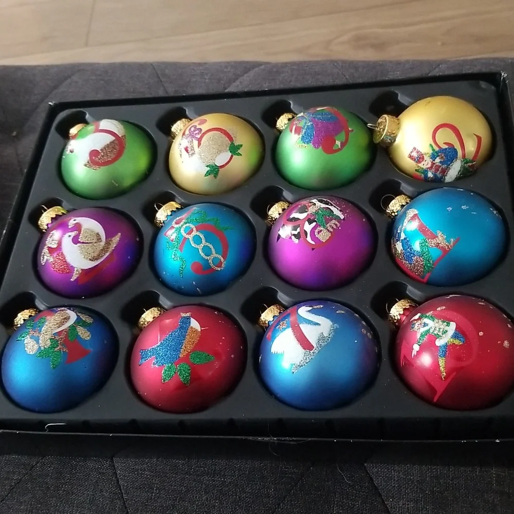 Twelve Days of Christmas Ornaments